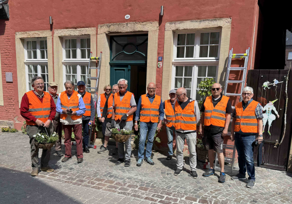 Blumenschmuck in der Altstadt