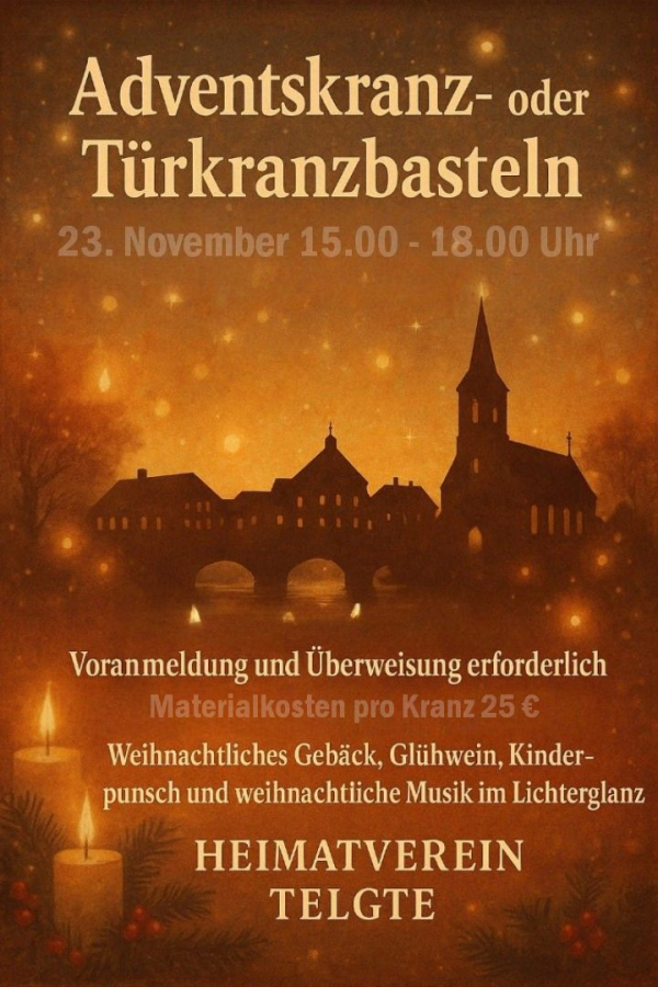 Adventskranz gestalten